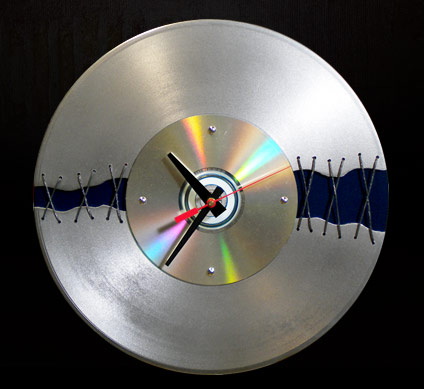 Retro - Sewed Style - Silver/Blue